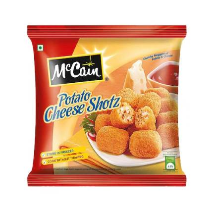 Mc Cain Frozen Veg Snacks Food Potato Cheese Shotz